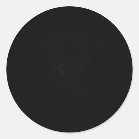 Funny F Caw F Crow Runder Aufkleber (Vorderseite)