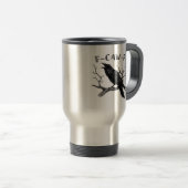 Funny F-Caw-F Gothic Crow Humor Essential Reisebecher (VorderseiteRechts)