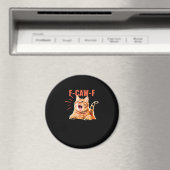 Funny F-Caw-F Graphic Sarcastic Trendy Unique Magnet (In Situ (Geschirrspüler))
