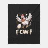 Funny F Caw F Hen Creative Casual Style Fleecedecke (Vorderseite)