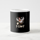 Funny F Caw F Hen Creative Casual Style Jumbo-Tasse (Vorderseite)