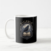 Funny F-Caw-F Raven Bird Saying Graphic Retro Clas Kaffeetasse (Links)