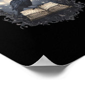 Funny F-Caw-F Raven Bird Saying Graphic Retro Clas Poster (Ecke)