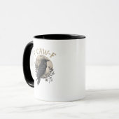 Funny F Caw F Raven Bird Saying Graphic Style Tasse (Vorderseite Links)