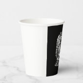 Funny F Caw F Raven Halloween Pappbecher (Rechts)