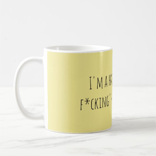 Funny F*cking Ray of Sunshine Quote Kaffeetasse (Links)