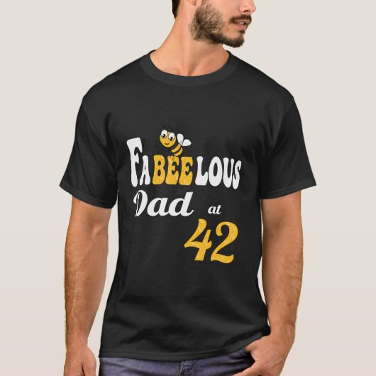 Funny Fabulous Fabelous Vater Bee Honeycomb Daddy T-Shirt (Vorderseite)