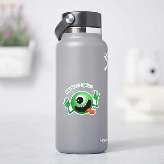 Funny Face Alien Aufkleber (HydroFlask)