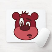 FUNNY FACE BEAR MOUSEPAD (Mit Mouse)
