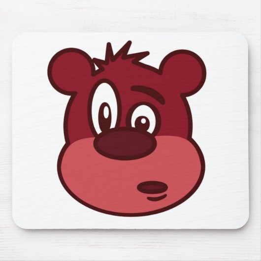 FUNNY FACE BEAR MOUSEPAD (Vorne)