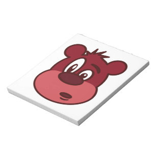 FUNNY FACE BEAR NOTIZBLOCK