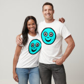 Funny Face Blue T-Shirt (Unisex)