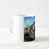 Funny Face braunes Pferd Kaffeetasse (Vorderseite Links)
