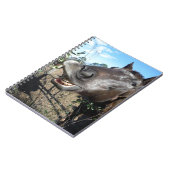 Funny Face braunes Pferd Notizblock (Linke Seite)