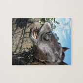Funny Face braunes Pferd Puzzle (Horizontal)
