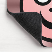Funny Face (color me) - Pink - v2 Mousepad (Ecke)