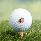 Funny Face Cout Women Golfer Custom Foto Golfball (Insitu T-Shirt)