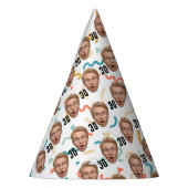 Funny Face Custom Photo Party Hat Partyhütchen (Links)