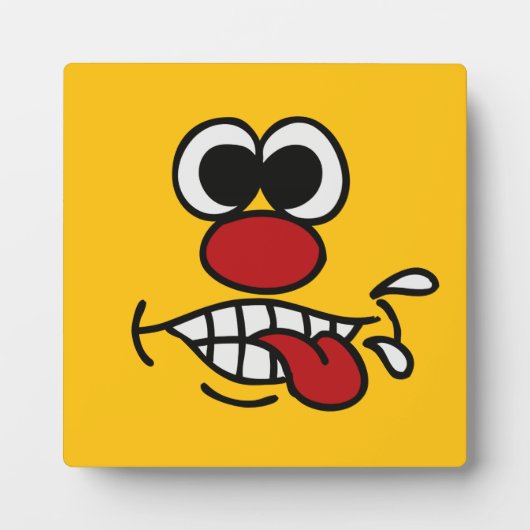 Funny Face Custom Plaques Fotoplatte (Vorderseite)