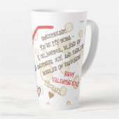 Funny Face | Du bist mein Boba-Foto Milchtasse (Rechte Ecke)