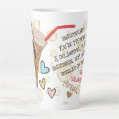 Funny Face | Du bist mein Boba-Foto Milchtasse (Vorderseite)