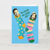 Funny Face | Eine erstaunliche Grußkarte Dankeskarte (Vorderseite)