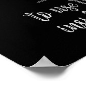 Funny Face Expressions Inside Voice Zitat Poster (Ecke)