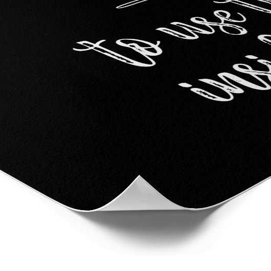 Funny Face Expressions Inside Voice Zitat Poster (Ecke)