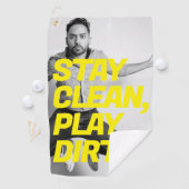 Funny Face Foto Golf Handtücher (Insitu)