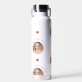 Funny Face Foto Valentinstag emotionale Unterstütz Trinkflasche (Vorne)