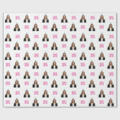 Funny Face Gift Wrap for Women Geschenkpapier (Flach)