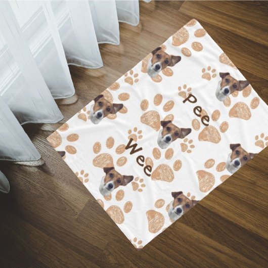 Funny Face | Ihr Hund Gesicht Foto & Name Fleecedecke