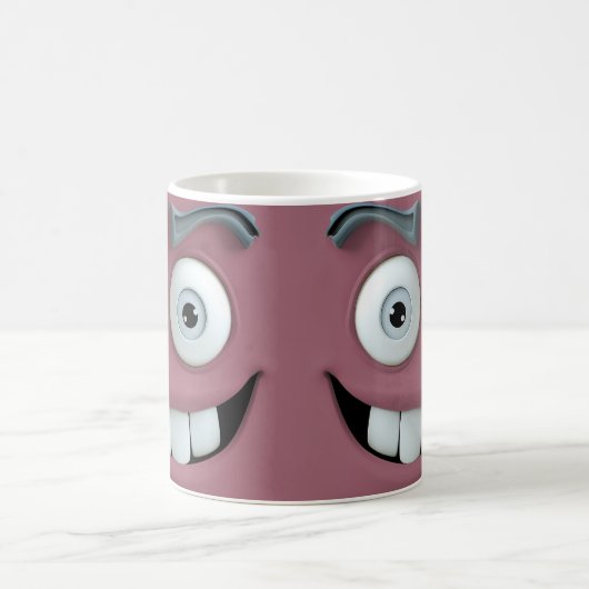 Funny Face Image on Tasse (Mittel)