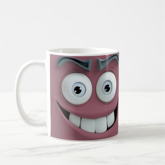 Funny Face Image on Tasse (Links)