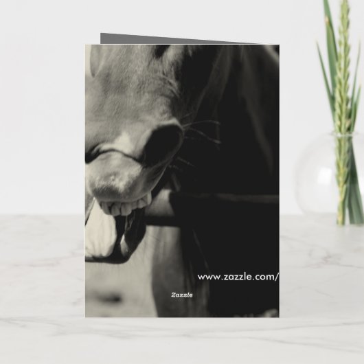 Funny Face Karte (Rückseite)