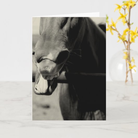 Funny Face Karte (Gelbe Blume)