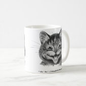 Funny Face of Cat (2), Louis Wain Kaffeetasse (VorderseiteRechts)