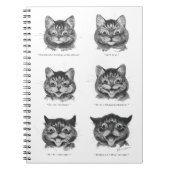 Funny Face of Cat, Louis Wain Notizblock (Vorderseite)