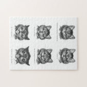 Funny Face of Cat, Louis Wain Puzzle (Horizontal)