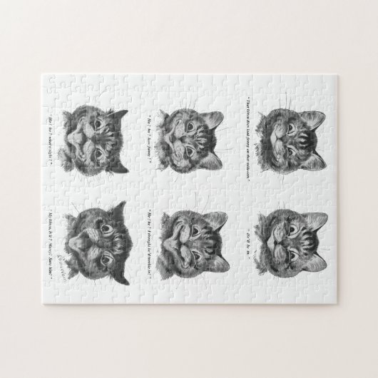 Funny Face of Cat, Louis Wain Puzzle (Horizontal)