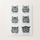 Funny Face of Cat, Louis Wain Puzzle (Vertikal)