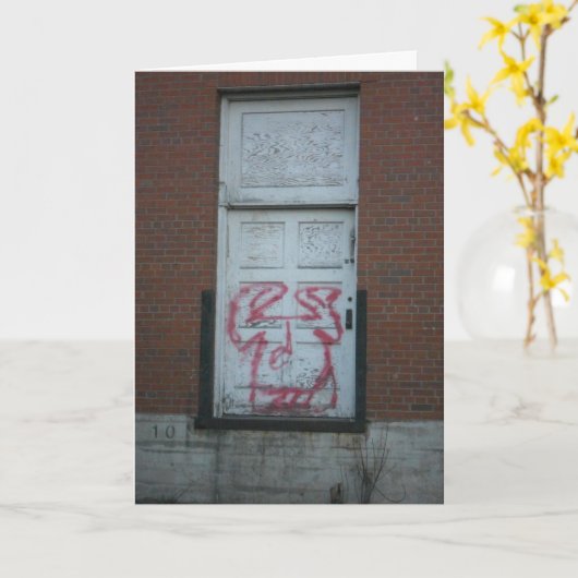 "Funny Face of Hamm's Brewery" Karte (Gelbe Blume)