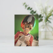 Funny Face Oma Template Postkarte (Stehend Vorderseite)