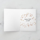 funny face on painted pumpkin karte (Innenseite)