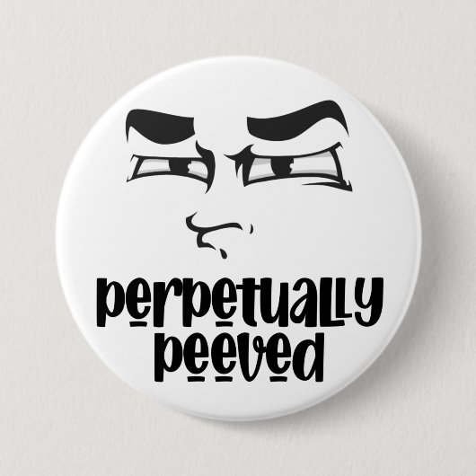 Funny Face Peved Button (Vorderseite)