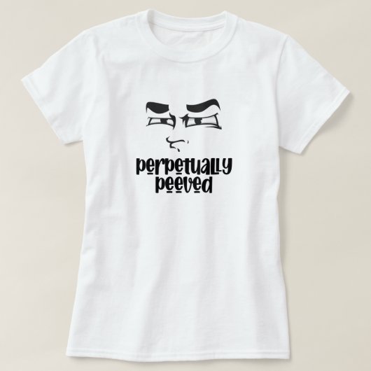 Funny Face Peved T - Shirt (Design vorne)