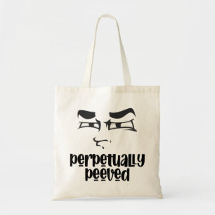 Funny Face Peved Tote Bag Tragetasche
