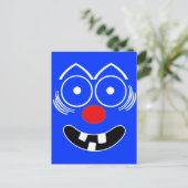 Funny Face Postkarte (Stehend Vorderseite)
