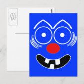 Funny Face Postkarte (Vorne/Hinten)