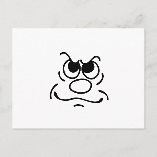 Funny Face Postkarte (Vorderseite)